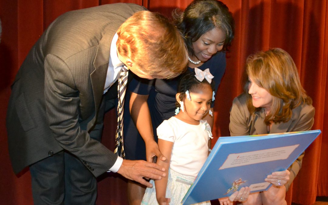 20 million and counting: Shelby County 3-year-old presented with 20 millionth Tennessee Imagination Library book