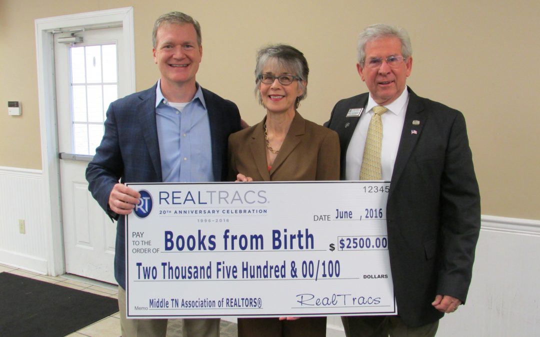 Governor’s Books from Birth Foundation receives major donation from Middle Tennessee Association of Realtors