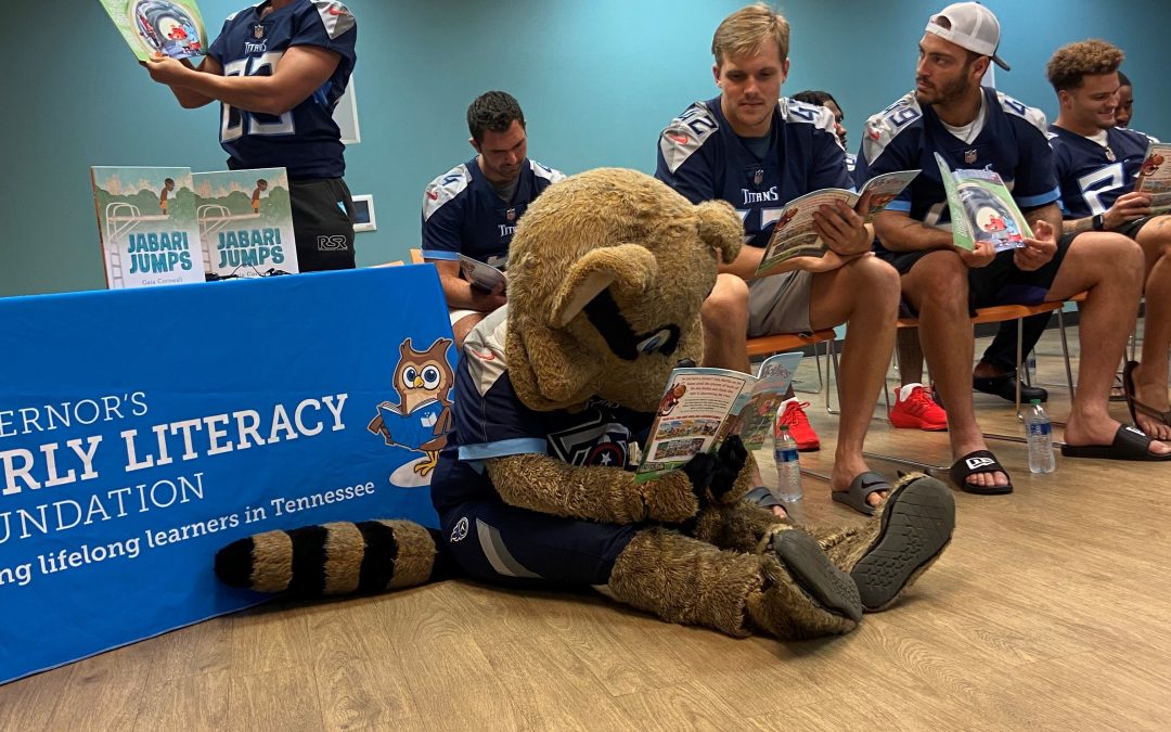 Tennessee Titans Rookies Make Community Debut with Story Time in Support of Governor’s Early Literacy Foundation
